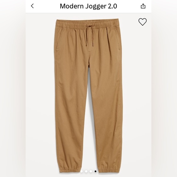 Old Navy Brown Modern Jogger Pants size LARGE MEN’S - Picture 2 of 7